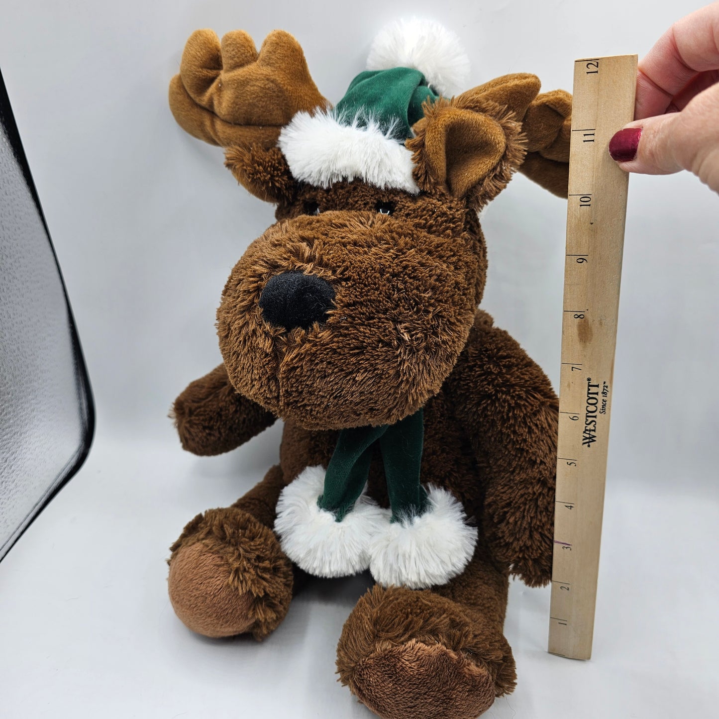 Plush Christmas Moose by Gallene