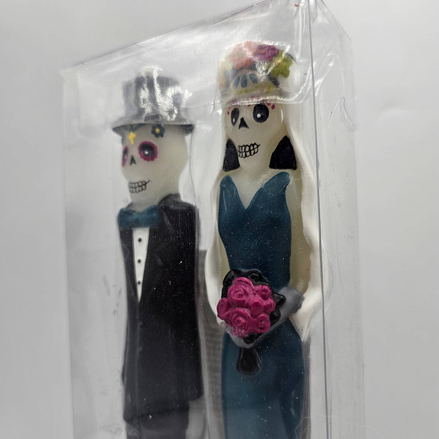 Skeleton Bride and Groom 10" Halloween Taper Candles by Pier 1 Imports