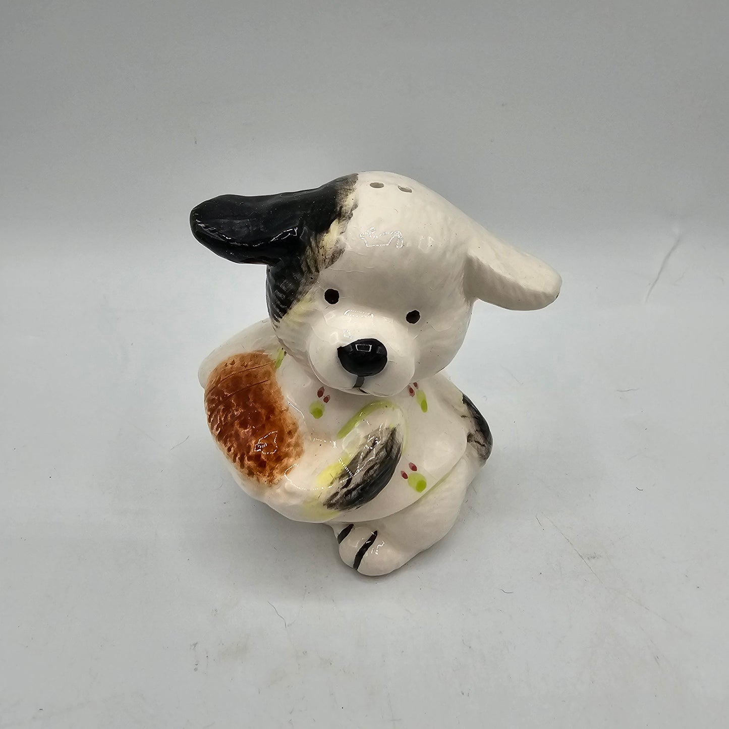 Vintage Puppy Dog Single Ceramic Shaker