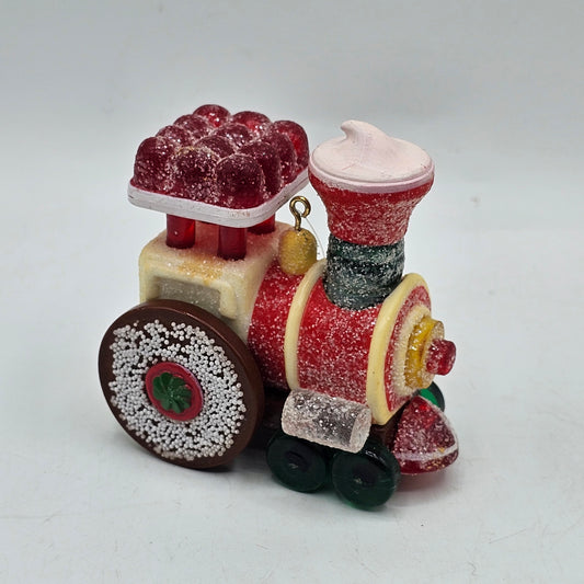 Vintage Sweets and Candy Train Engine Hallmark Christmas Tree Ornament 1981