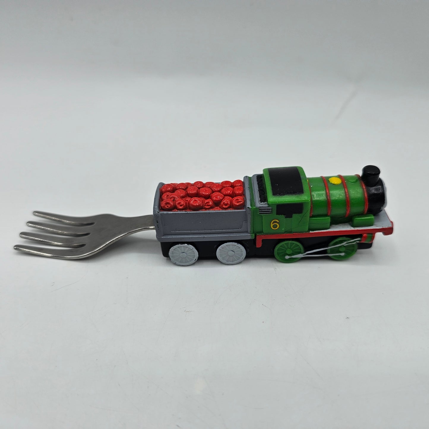 Thomas the Train, Figural Toddler Kids Fork - Percy Engine