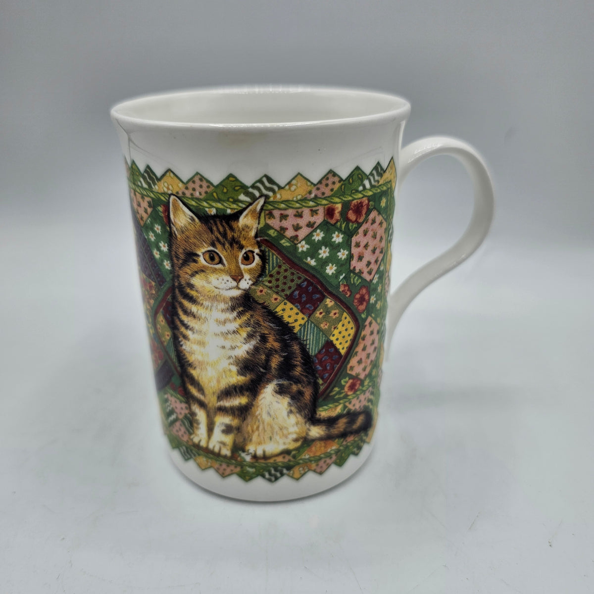 Bone China Cat Coffee or Tea Mug by Crown Trent of England