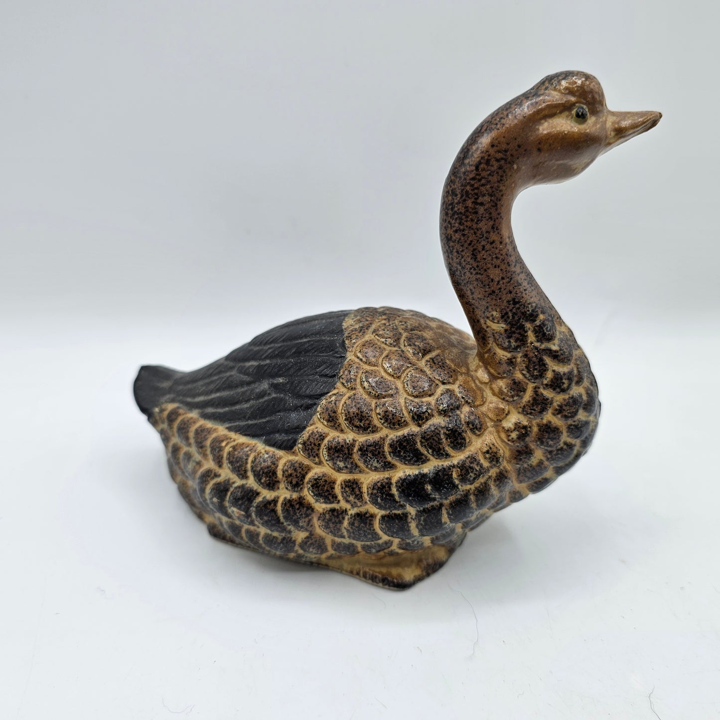 Vintage Pair of Geese Ceramic Figurine by Wony Ltd of Japan