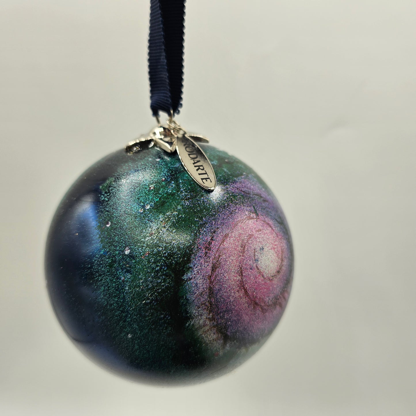 Rodarte Hand Painted Glass Ornament