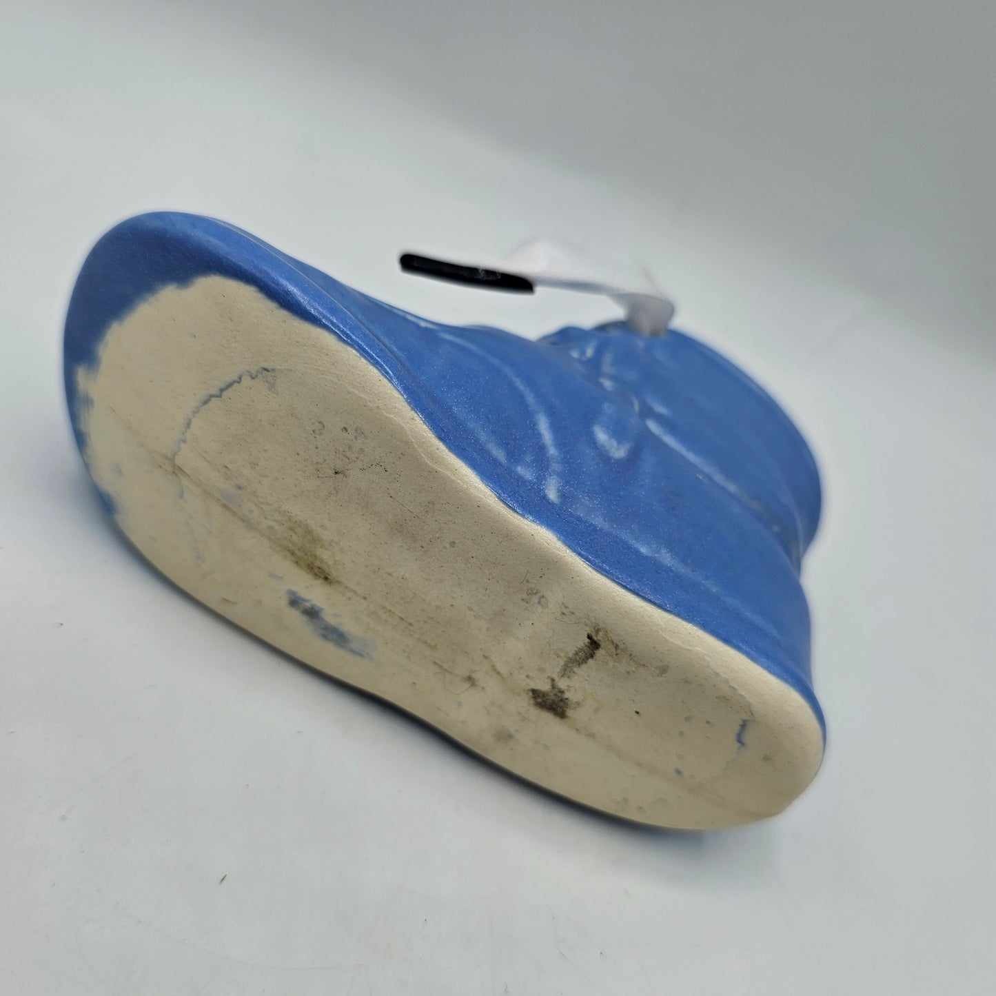 McCoy Pottery Blue Baby Shoe Planter