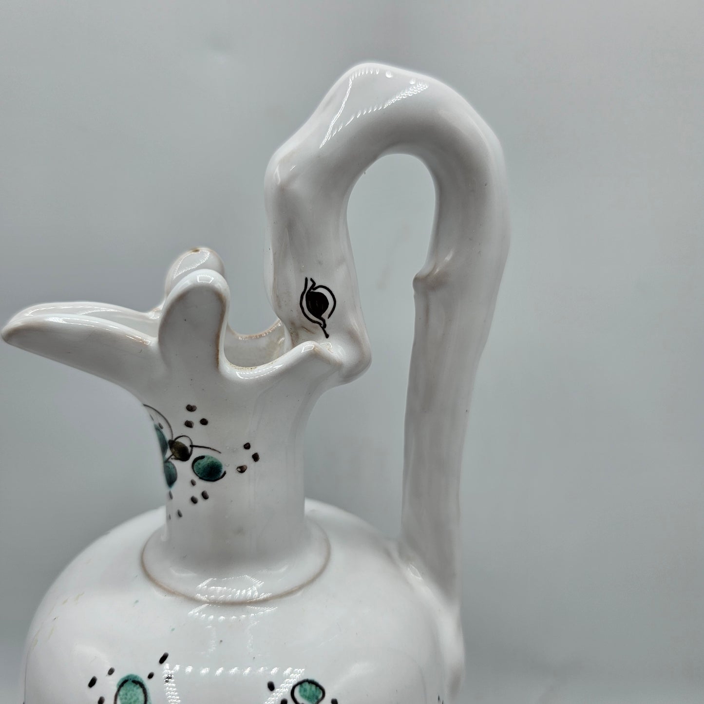 Swan Ewer Pitcher Style Vase - Made in Italy