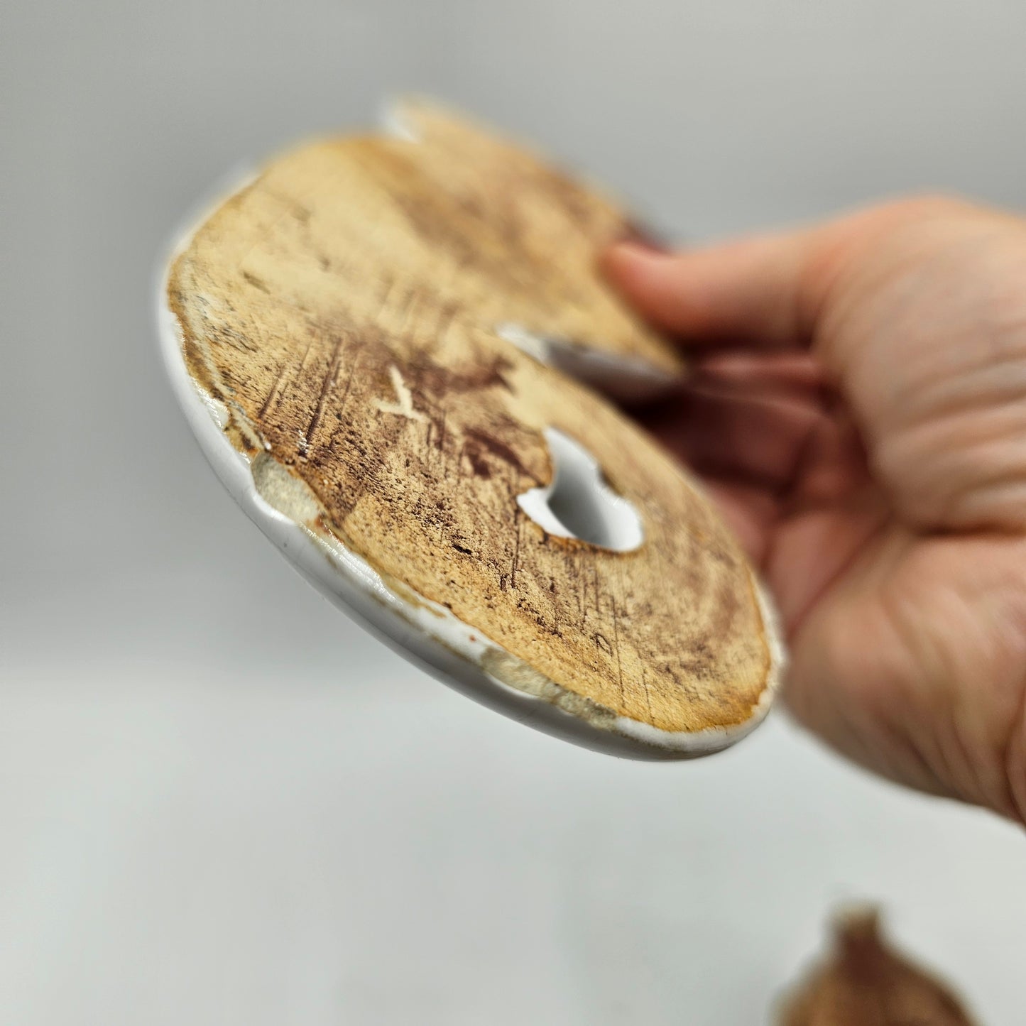 Ceramic Ghost Wall Hanging - Set of 2 (damage noted)