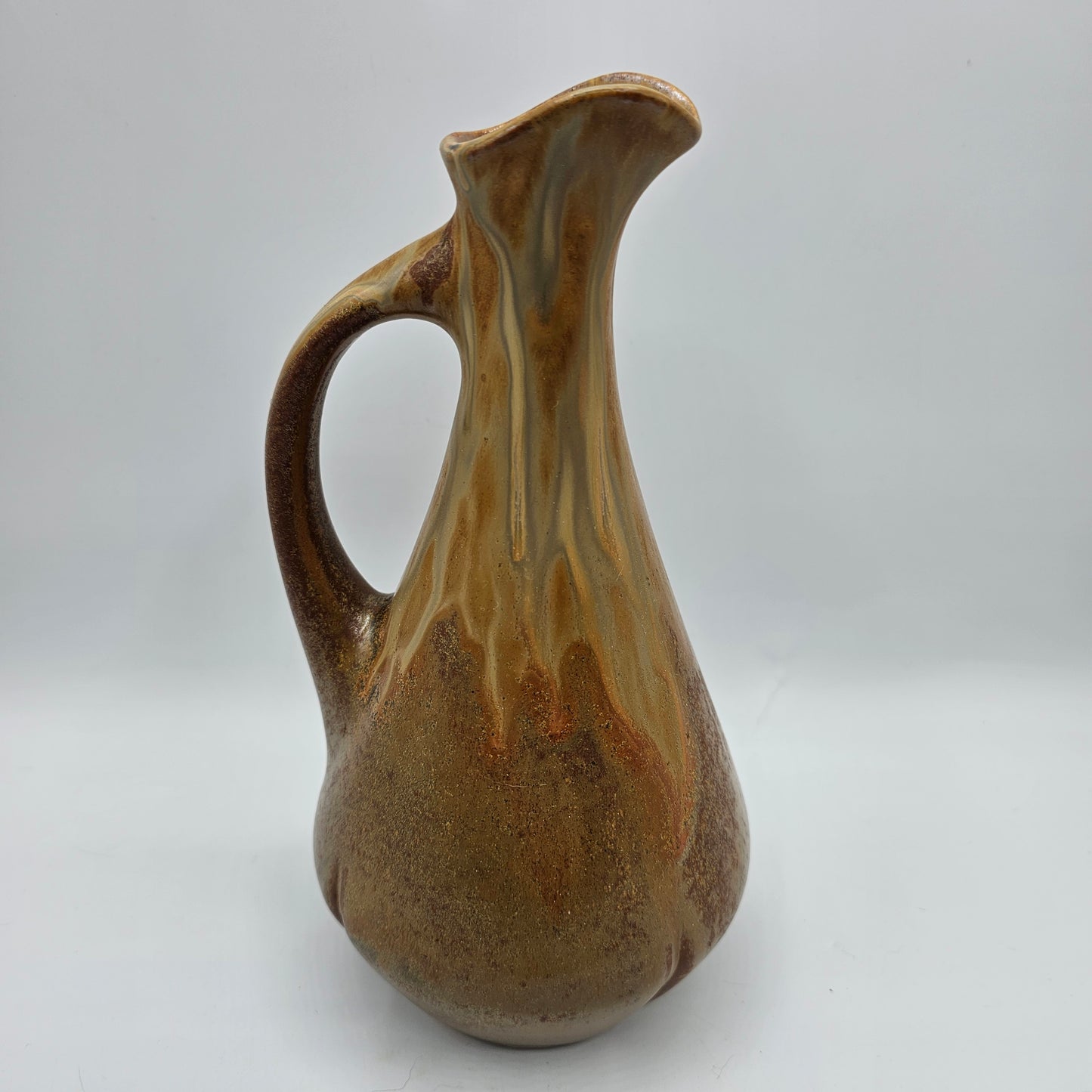 French Art Pottery Fire Glazed Water Jug by Denbac, Circa 1915