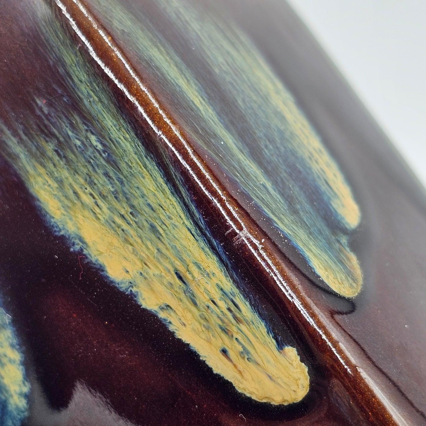 Small Drip Glazed Tetracotta Planter