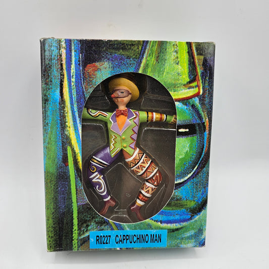 Robert Shields Cappucino Man Hanging Ornament in Original Box