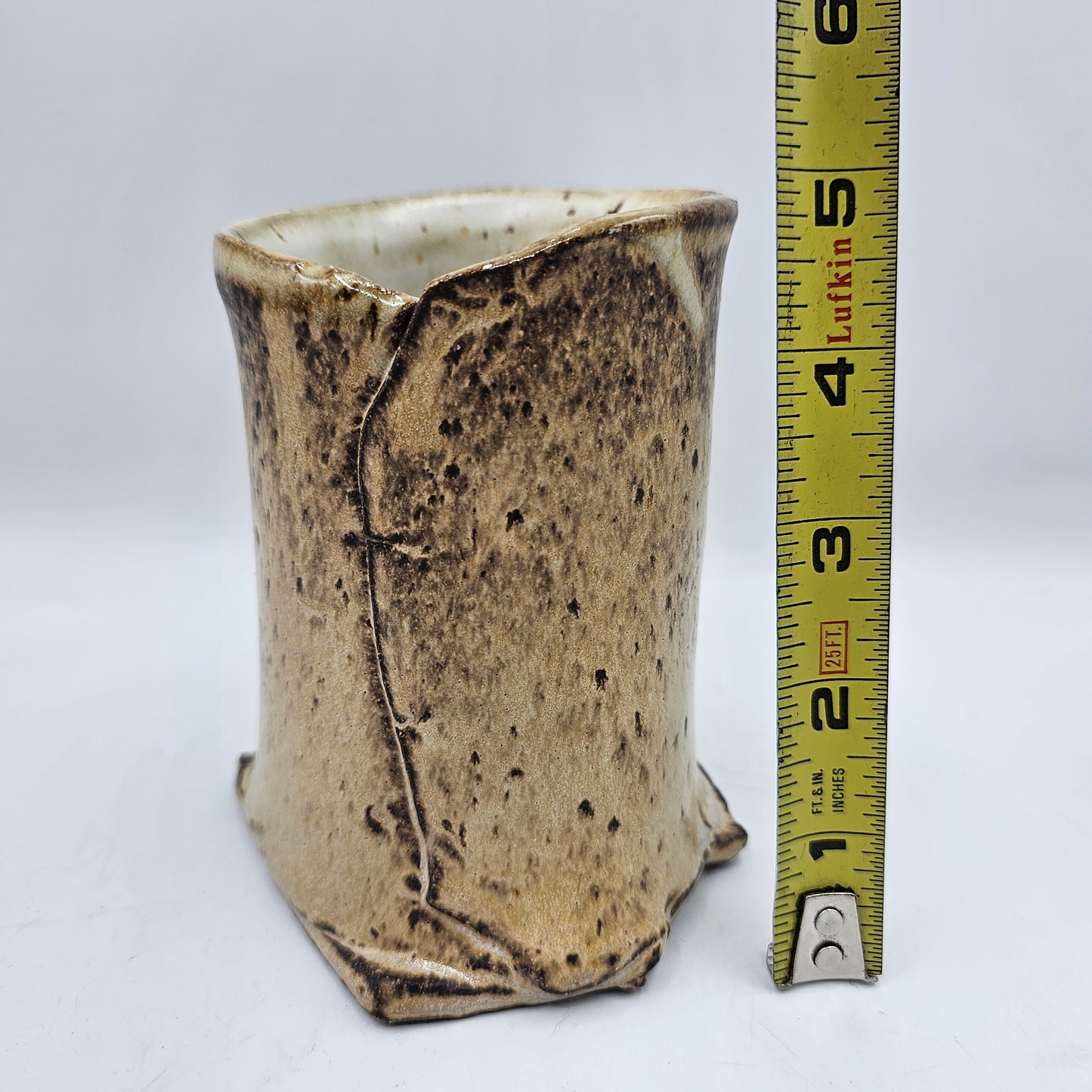 Art Pottery Fold Style Vase