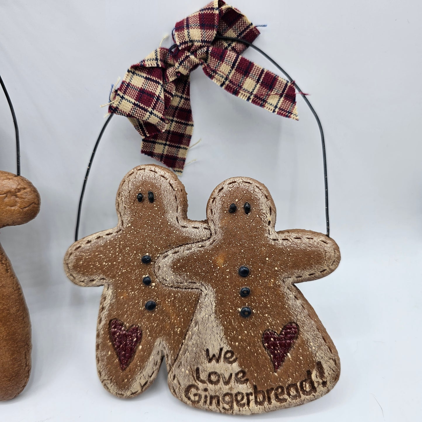 Ginger Bread Man Ornaments Set of 4
