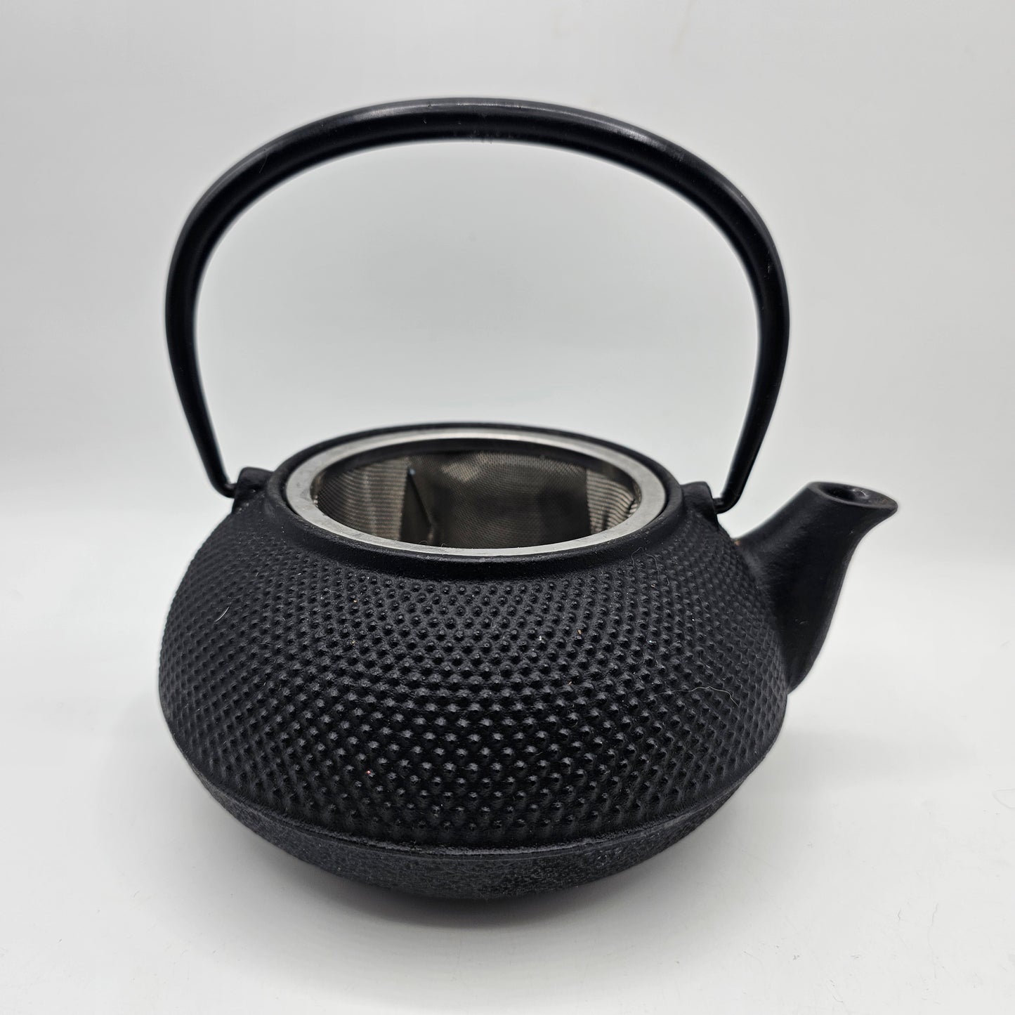 Black Cast Iron Asian Tea Pot Planter (no lid)