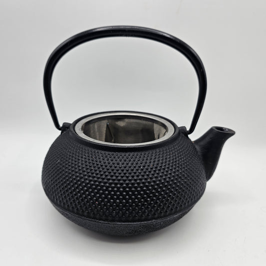 Black Cast Iron Asian Tea Pot Planter (no lid)