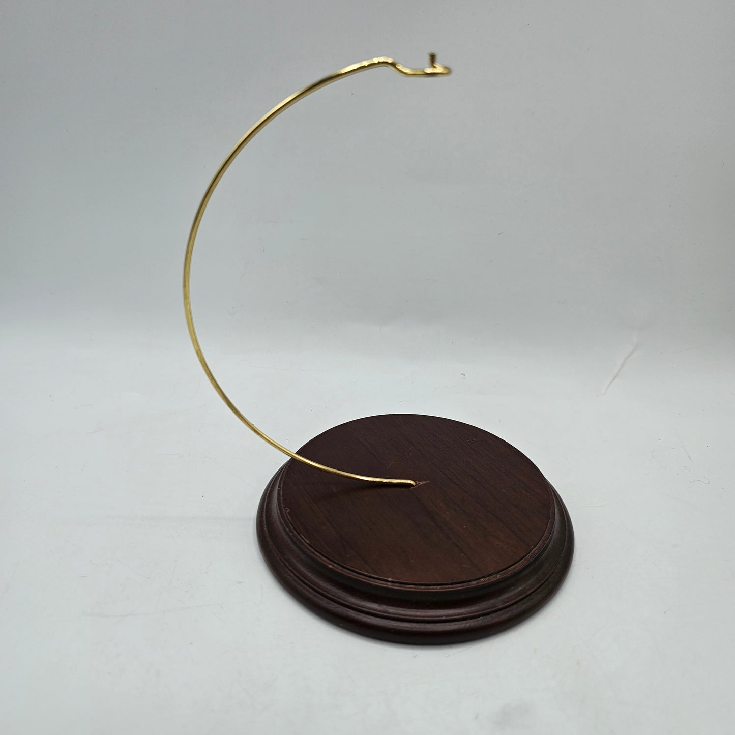 Hallmark Ornament Display Stand Wood and Metal Wire