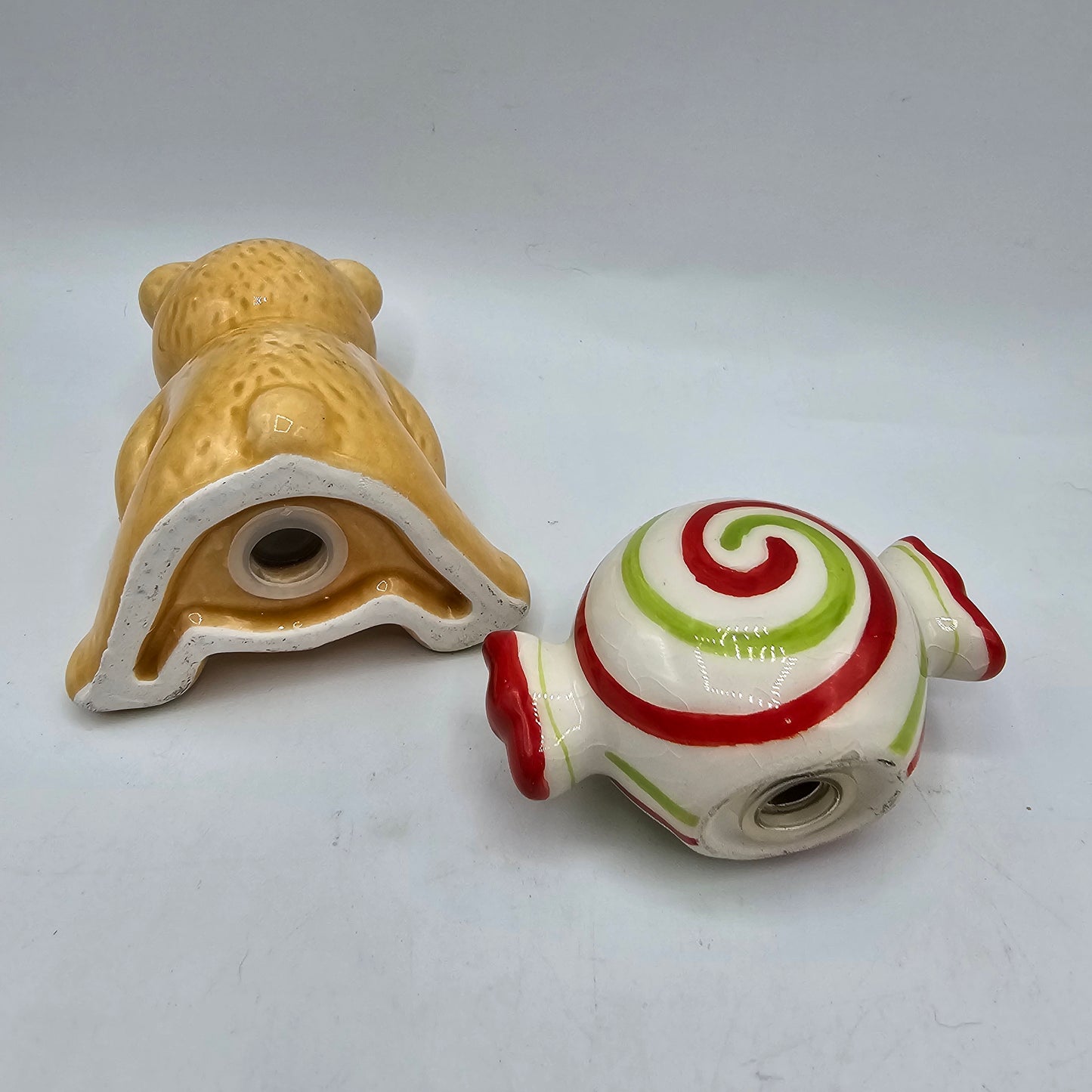 Ceramic Bear and Candy Salt and Pepper Shakers