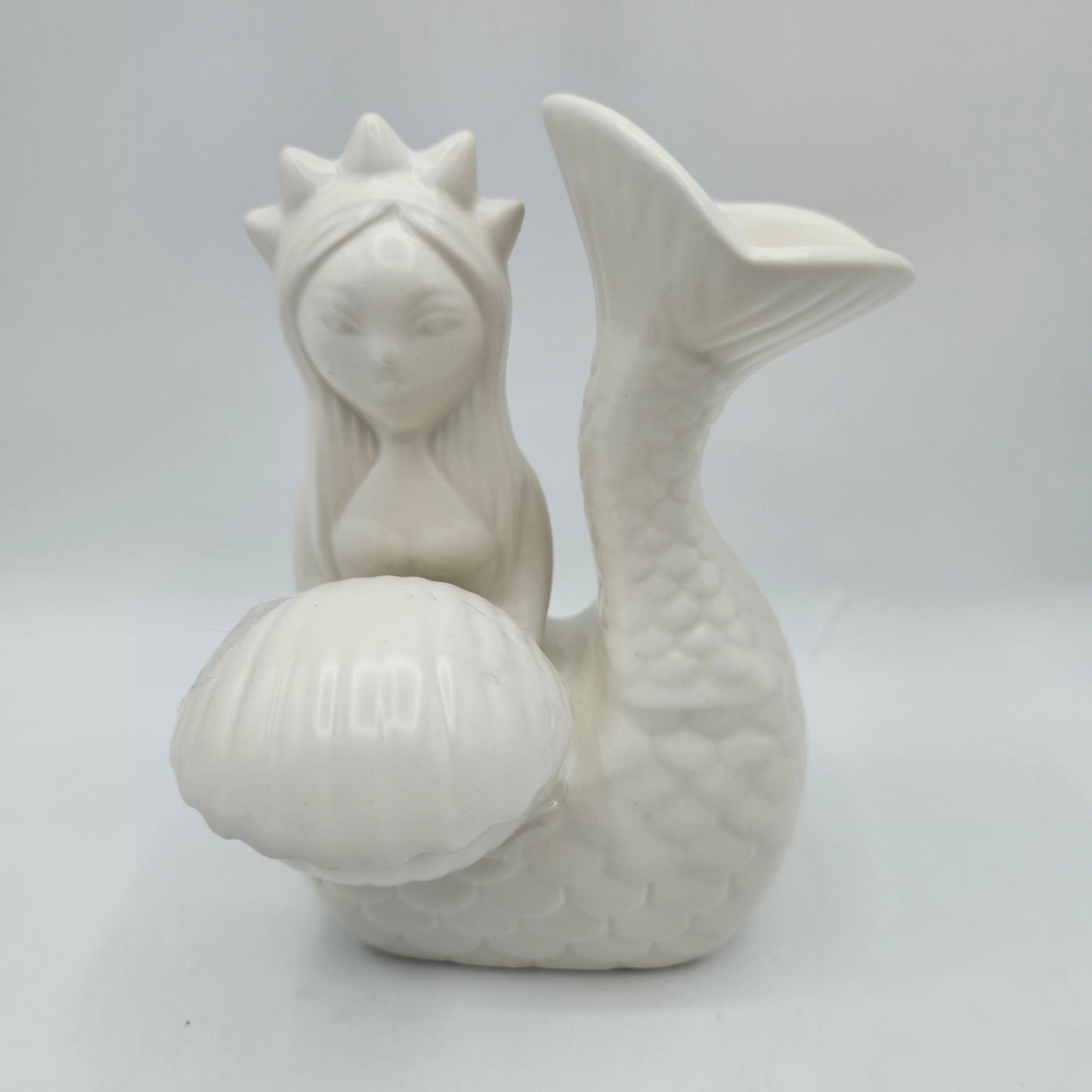 Jonathan Adler for Partylite Mermaid Tealight Candle Holder in White Ceramic