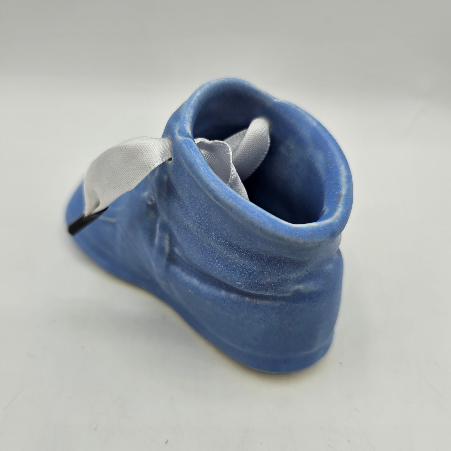 McCoy Pottery Blue Baby Shoe Planter