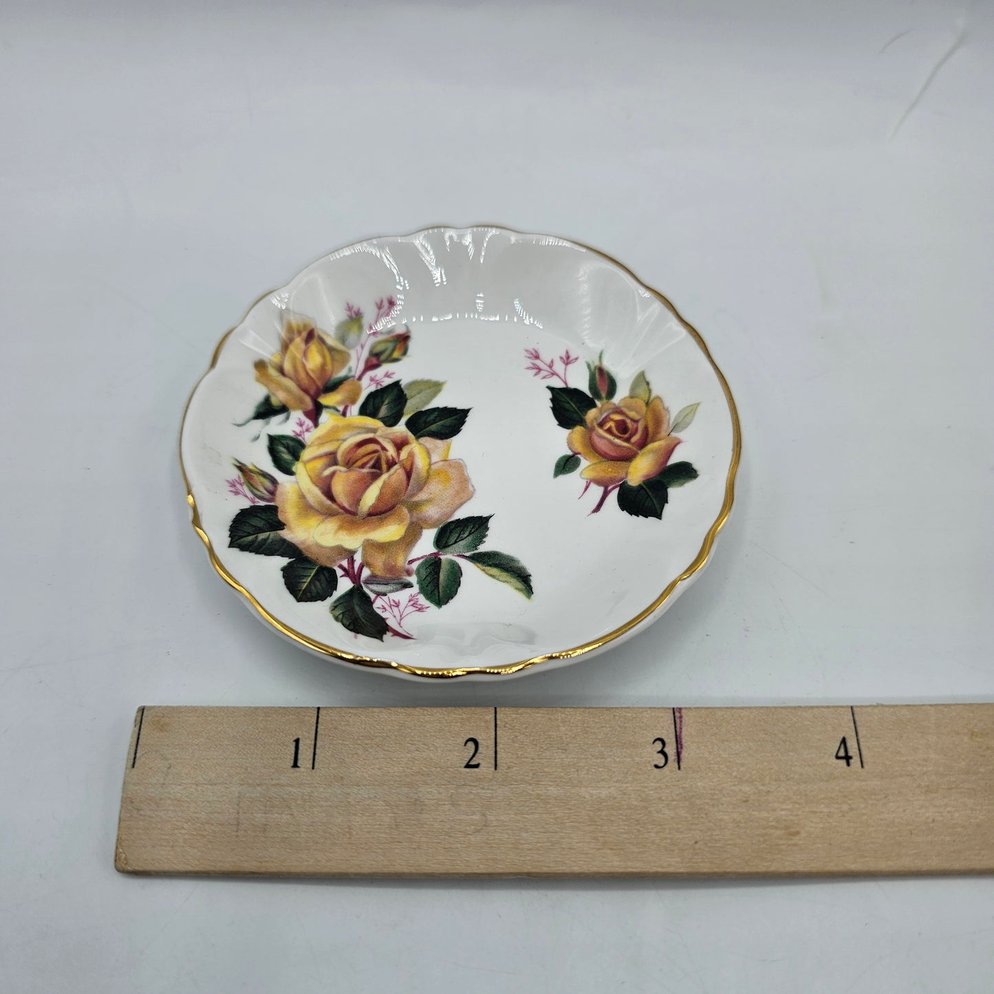 Hammersley / Spode for Princess House Yellow Rose Trinket Dish