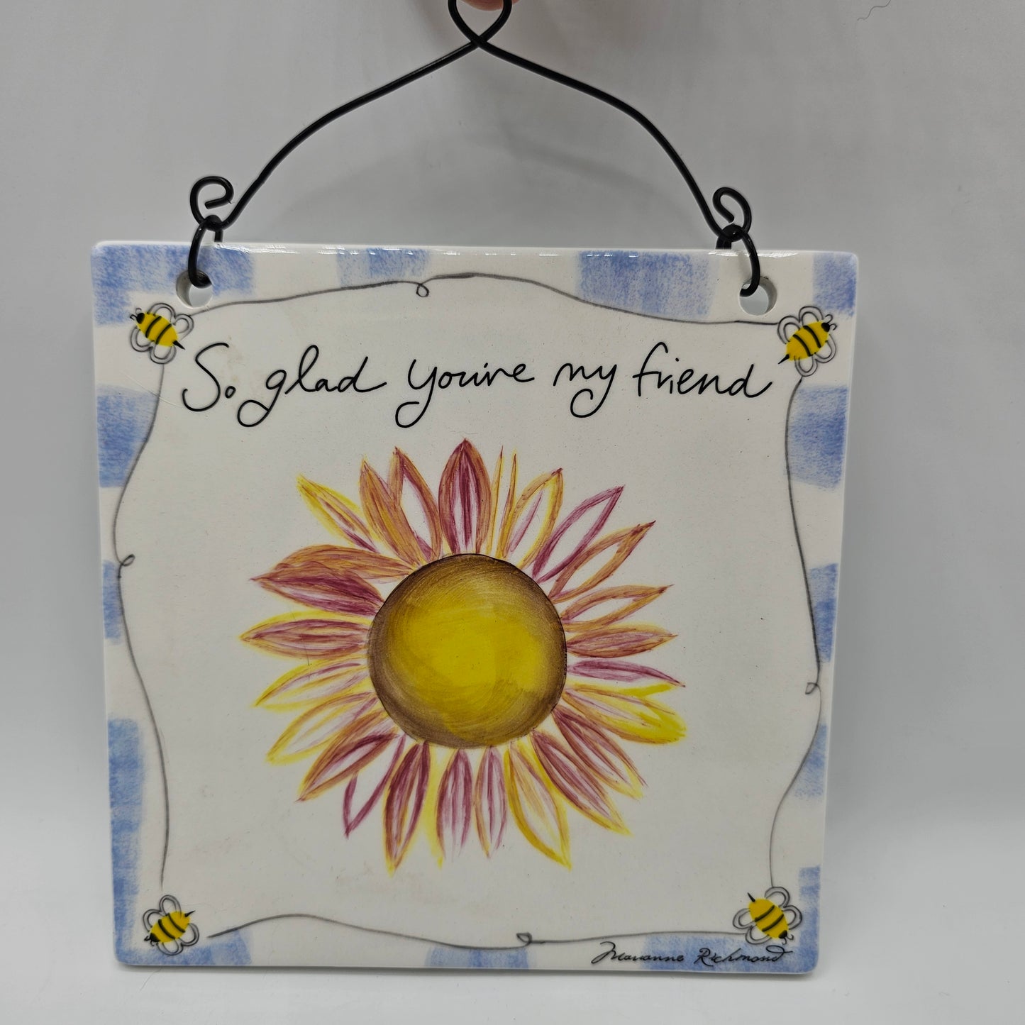 Friend Tile Wall Plaque with Hanger