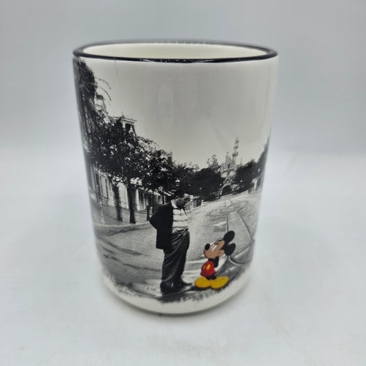 Walt Disney and Mickey Mouse on Main Street Disneyland Mug