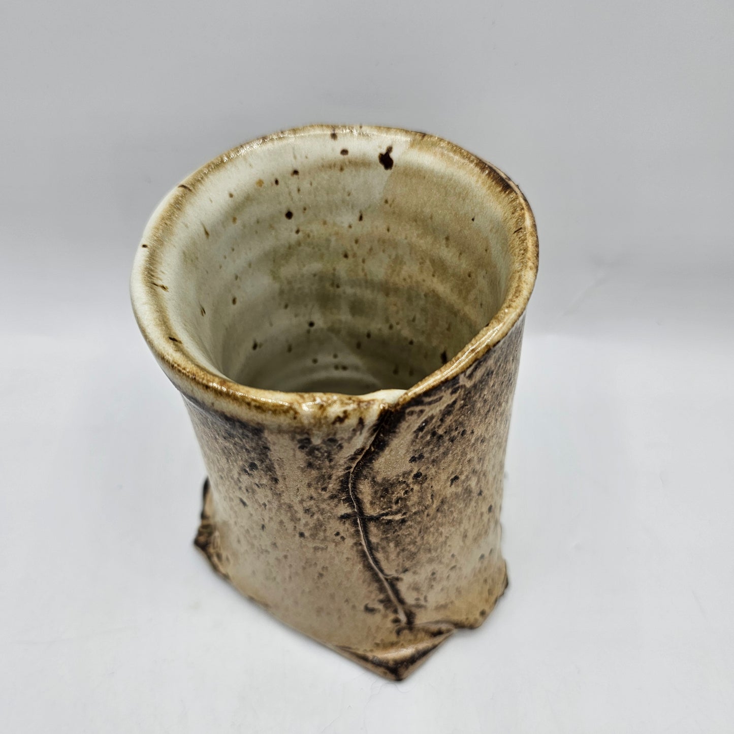 Art Pottery Fold Style Vase
