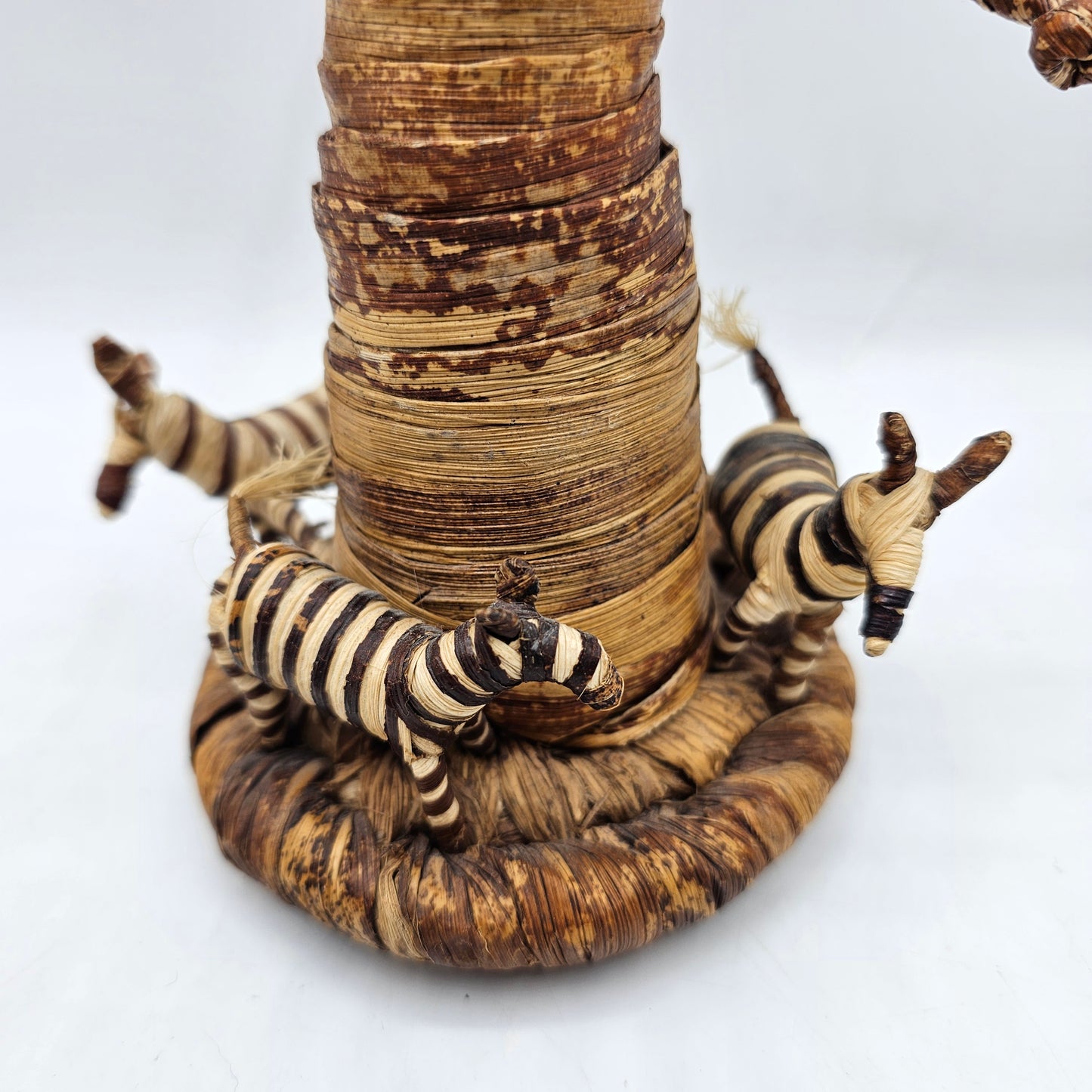 Banana Leaf Jewelry / Ring Holder Tree with Zebras