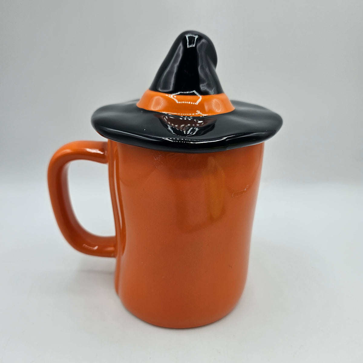 Rae Dunn "Cheers Witches" Ceramic Mug with Witches Hat Lid