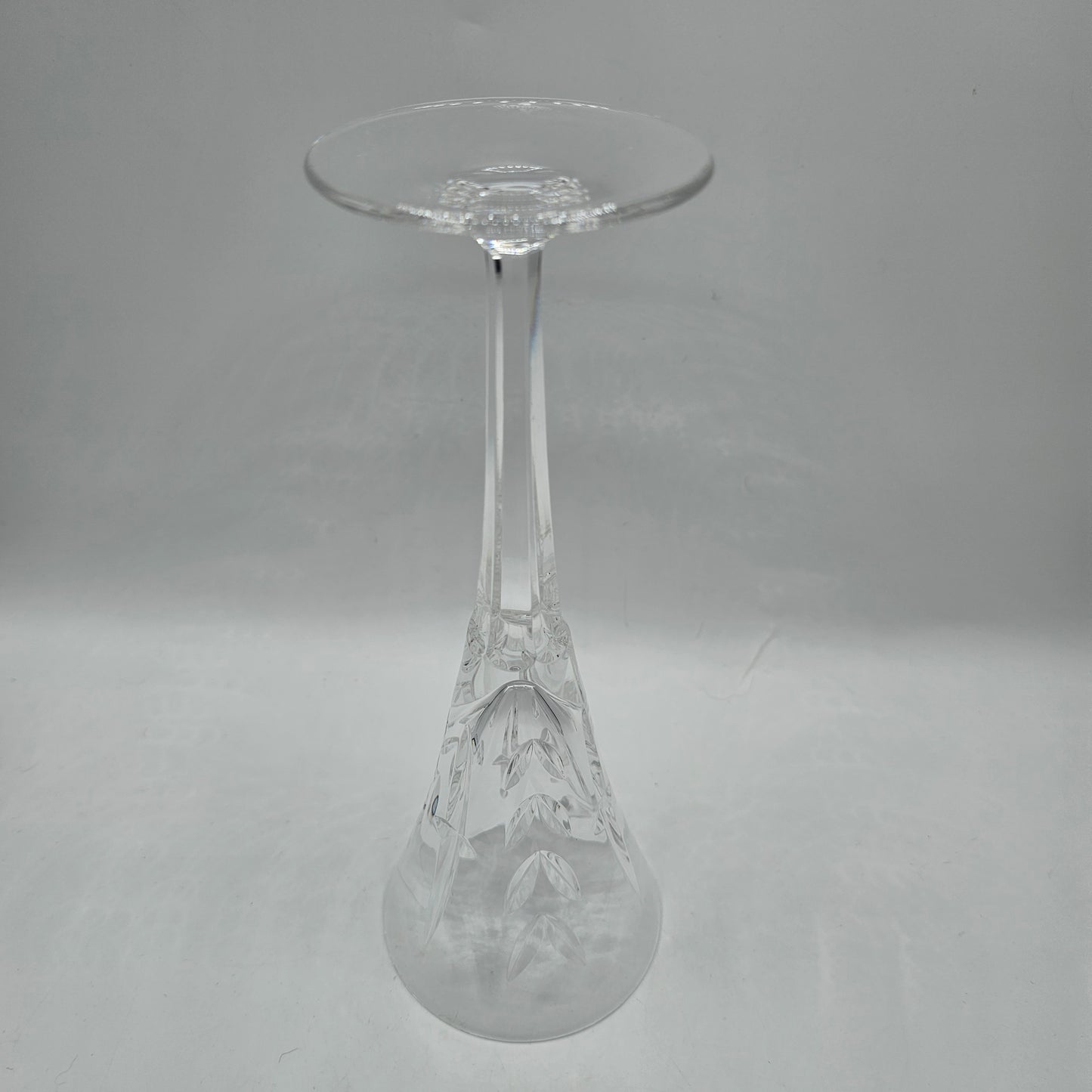 Waterford Crystal Champagne Flute America's Heritage Collection "Lincoln" 9-1/4" - Etched Signature (perfect condition)