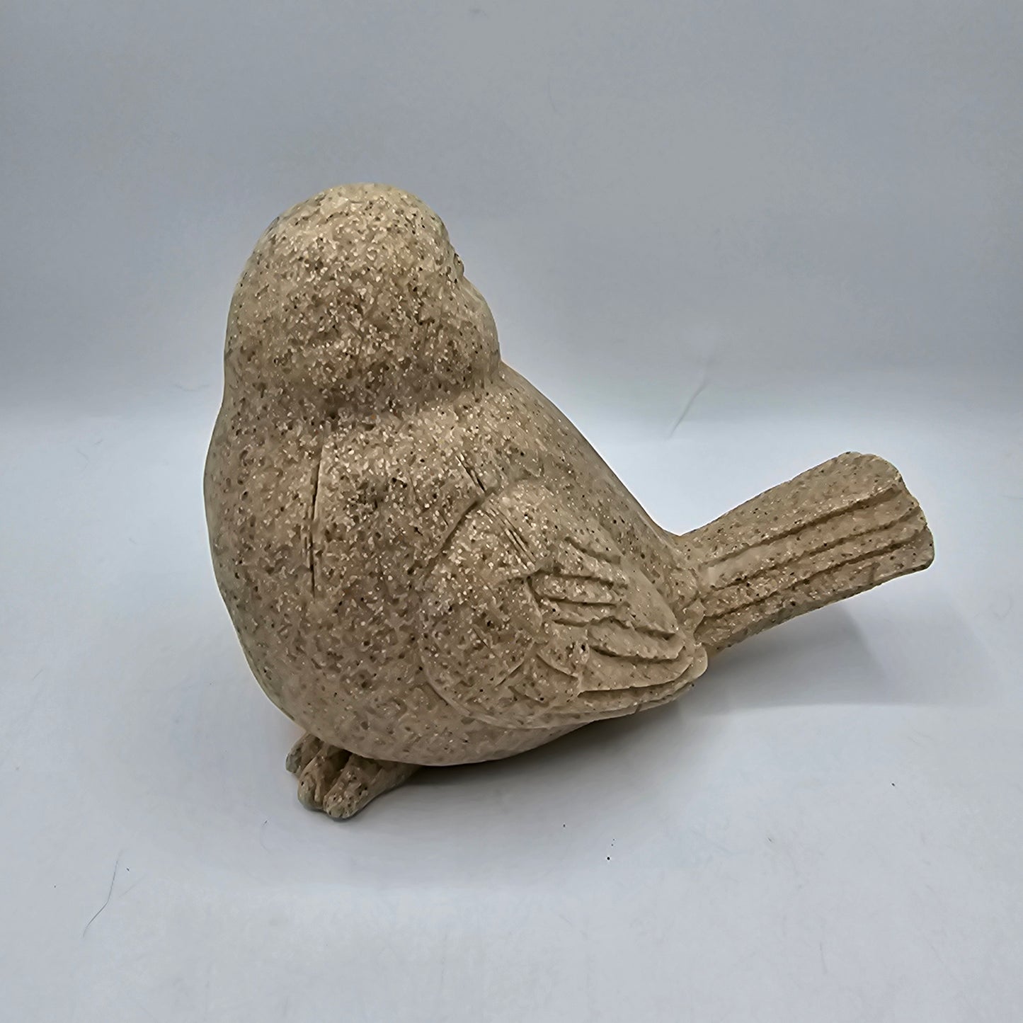 Stone Finish Chubby Robin - 5.5" tall - Made of Resin
