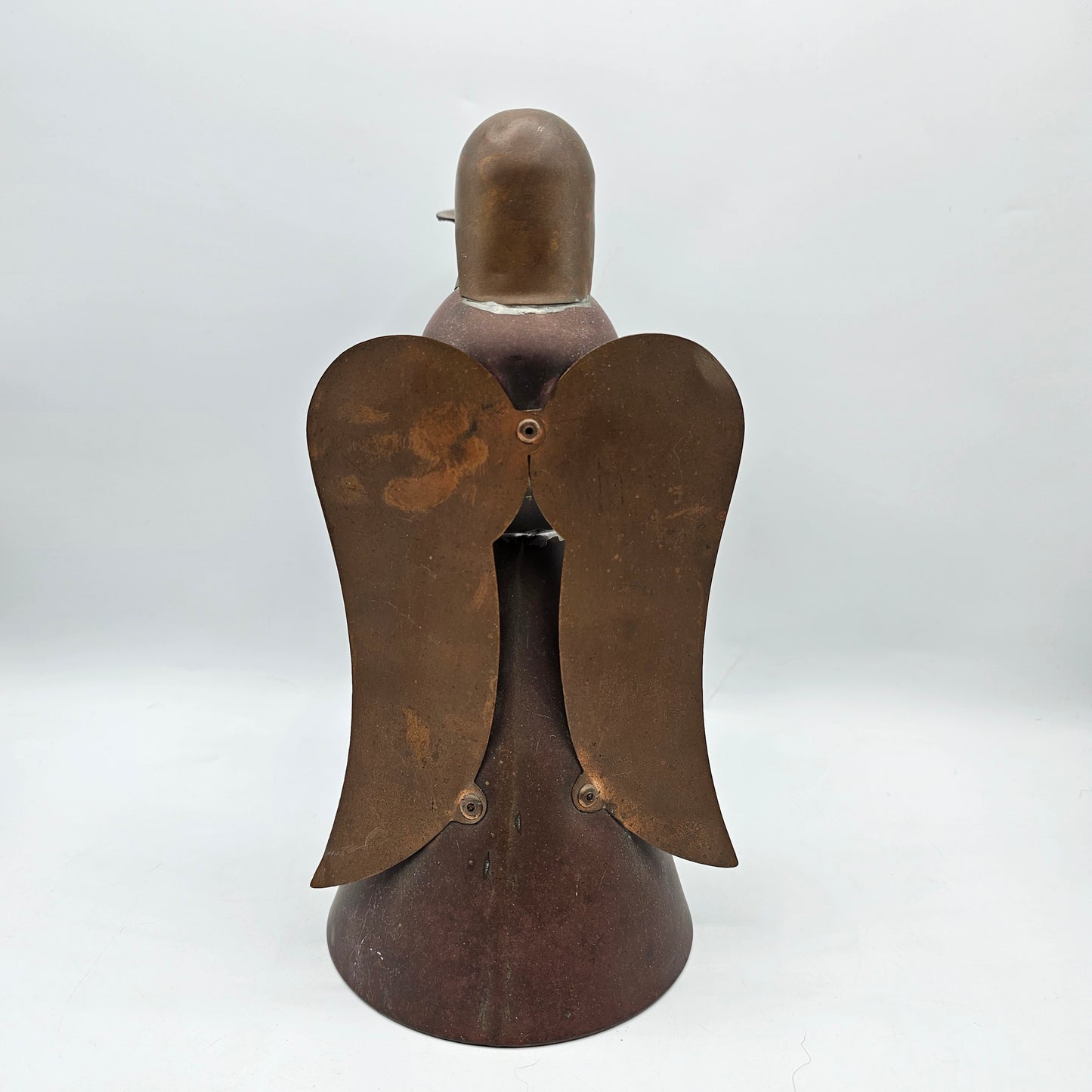 Large Brass Angel Candlestick