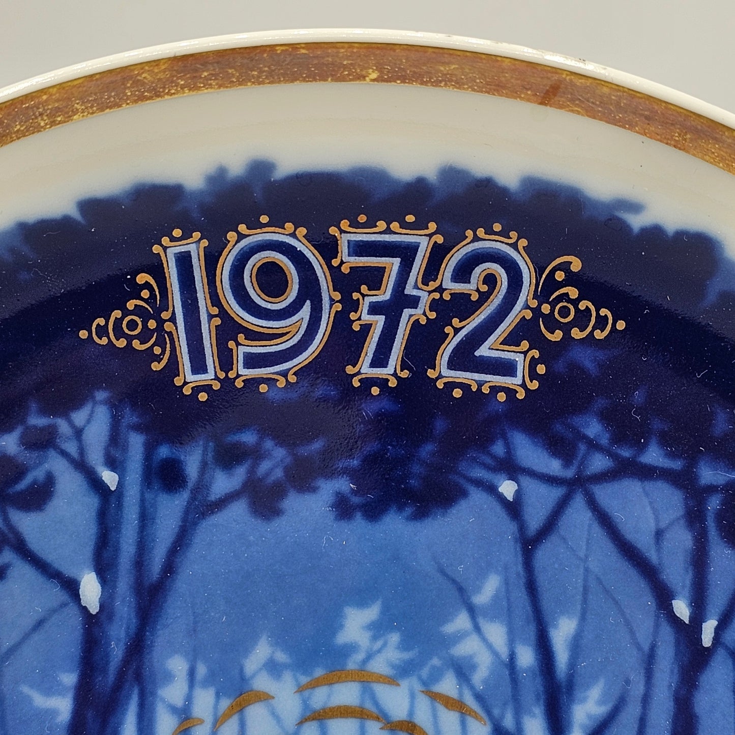Santa Clara Porcelain Christmas Collector's plate 1972 - Made in Spain