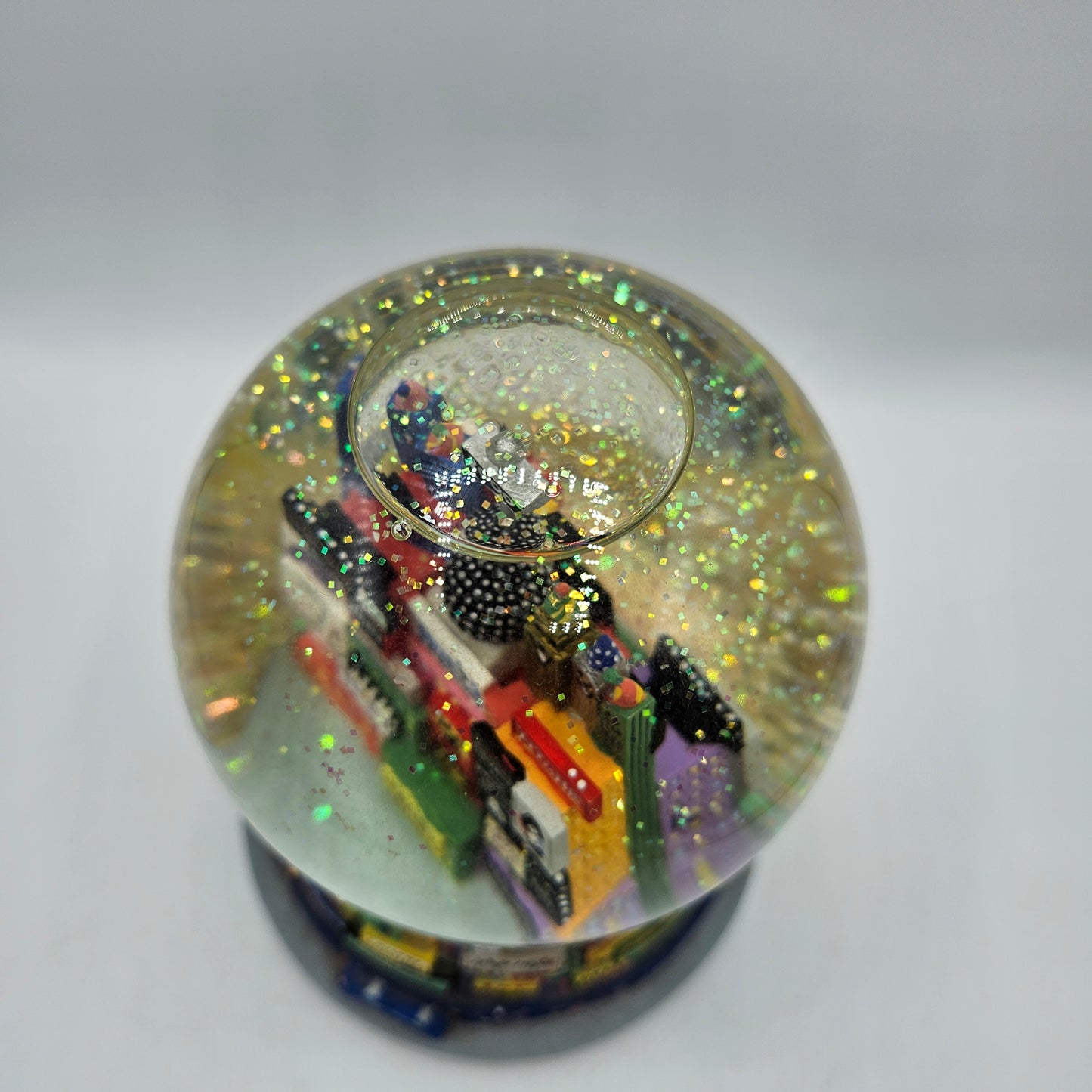 Vintage Broadway Musical  Times Square 2000 New York City Skyline Musical Snow Globe