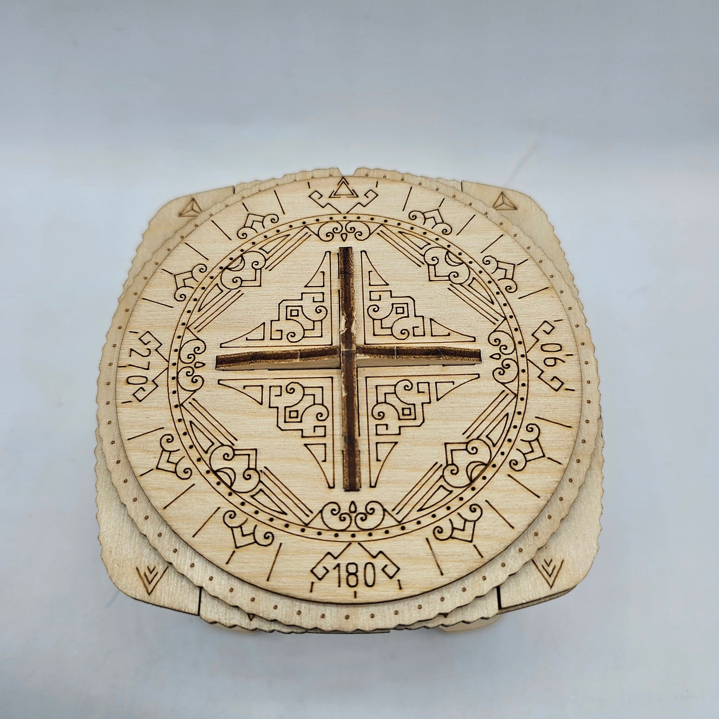 Secret Lock Wooden Puzzle Box