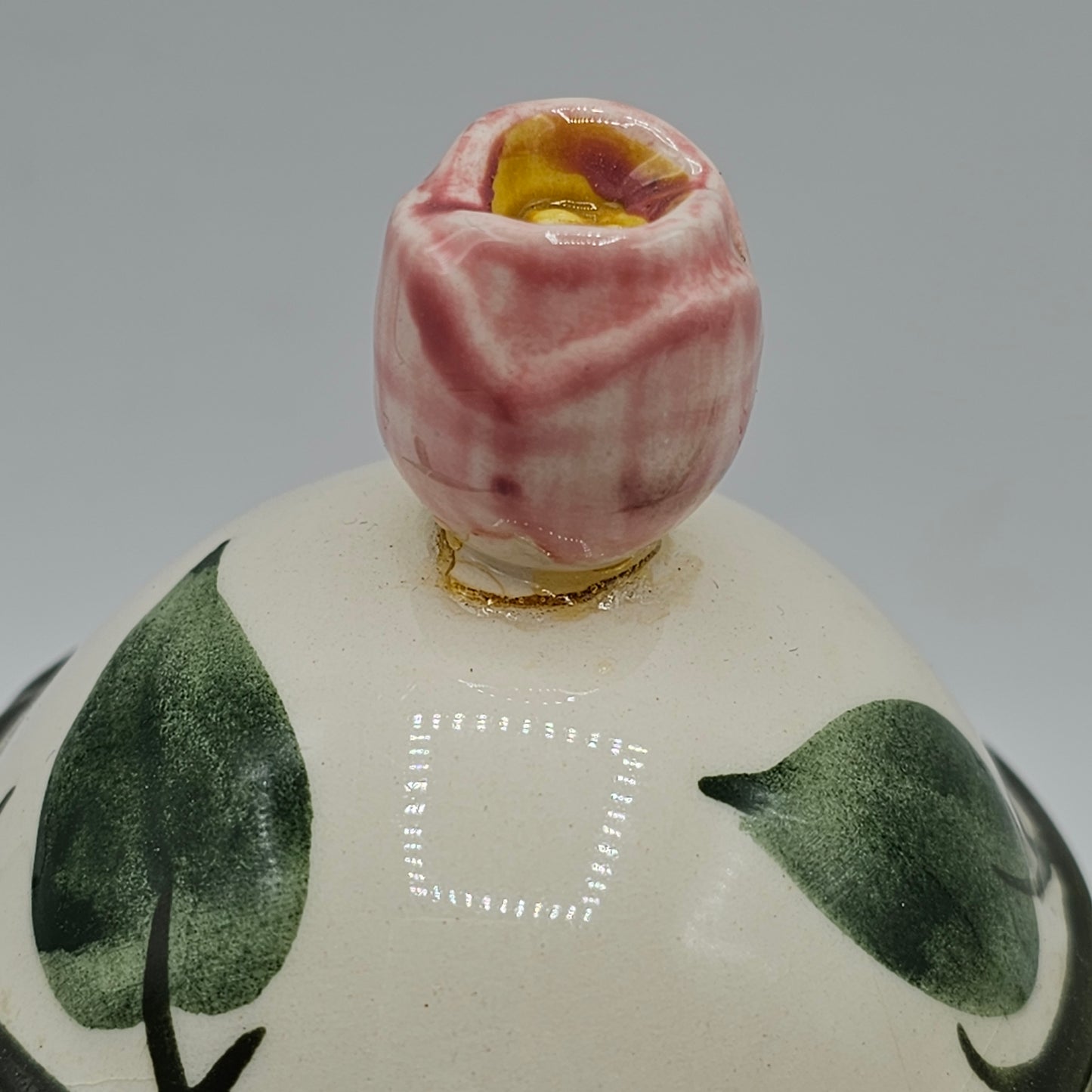 Villeroy & Boch Wild Rose Lidded Sugar Bowl & Creamer Note:Old Repair to Sugar Lid