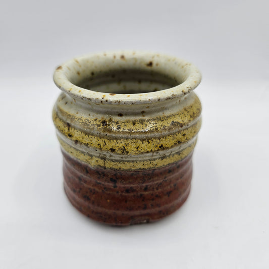 Signed Artisan Pottery Pencil Pot or Planter