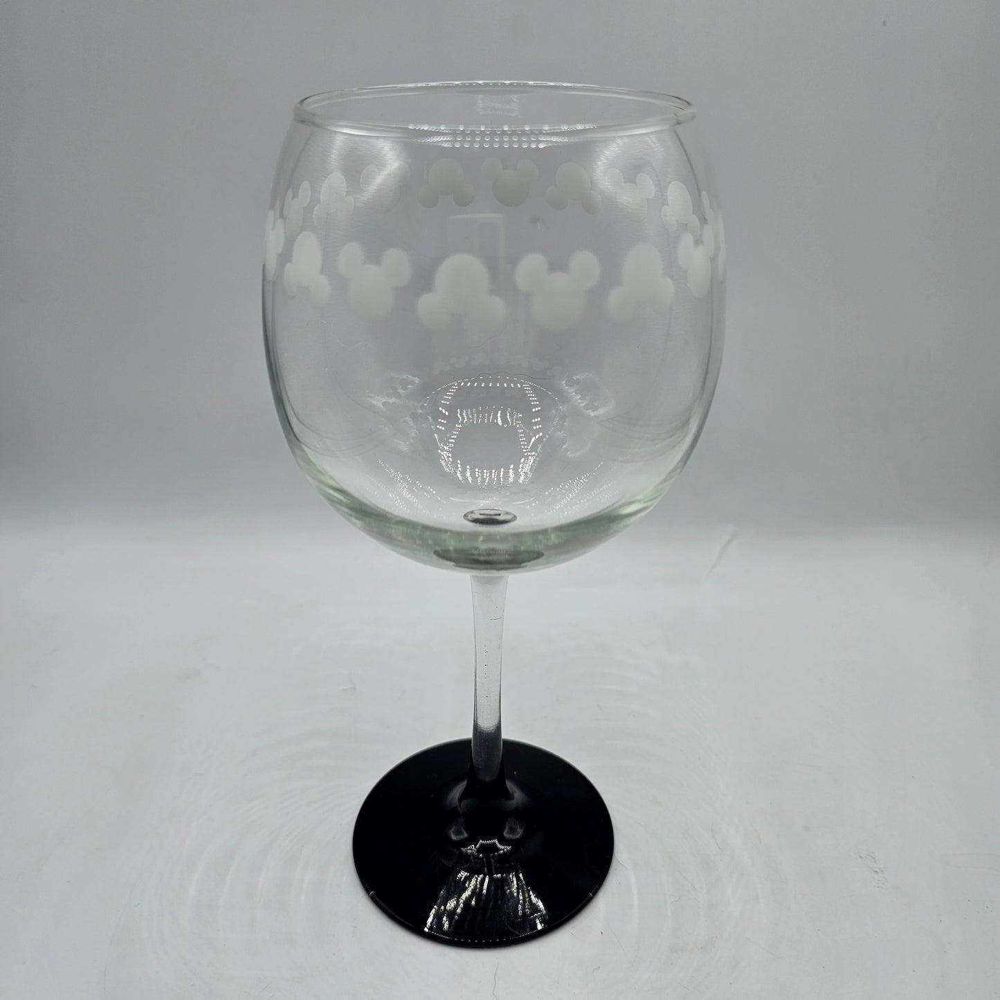 Mickey Mouse Ears Stemmed Red Wine Glass from Disneyland