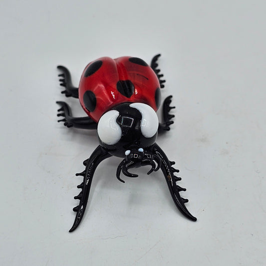Artisan Glass Ladybug Figurine #1