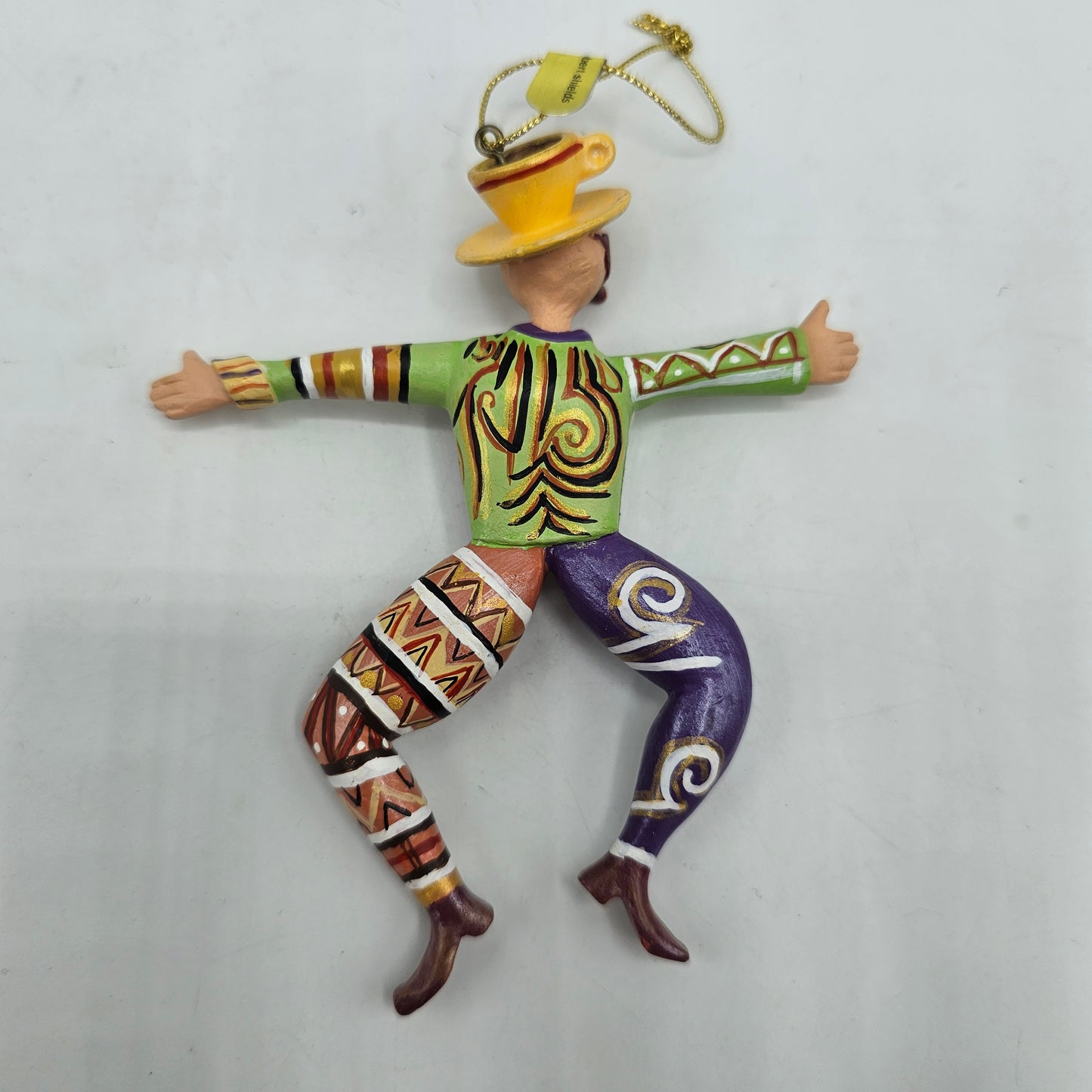 Robert Shields Cappucino Man Hanging Ornament in Original Box