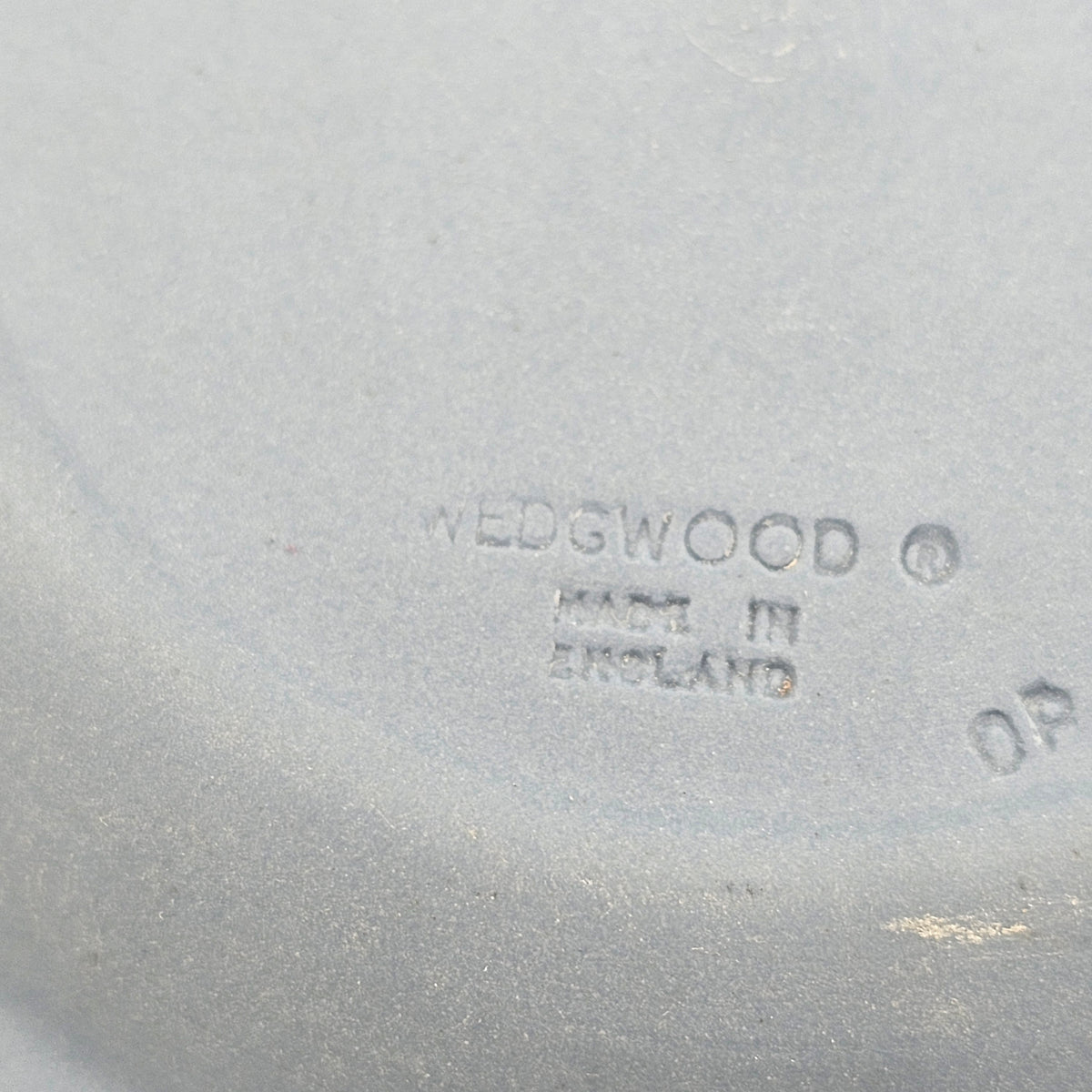 Wedgwood Blue Jasperware Trinket or Pin Tray in Original Box - Sir Winston Churchill