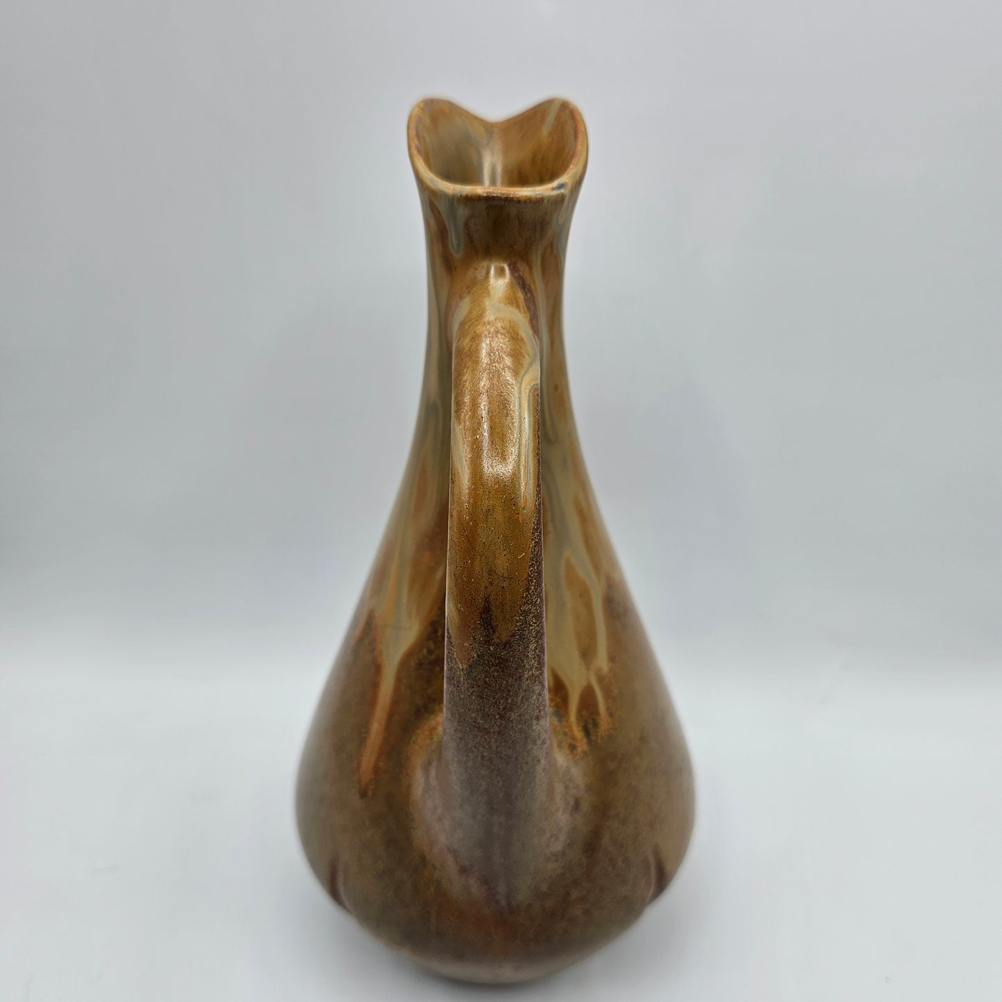 French Art Pottery Fire Glazed Water Jug by Denbac, Circa 1915