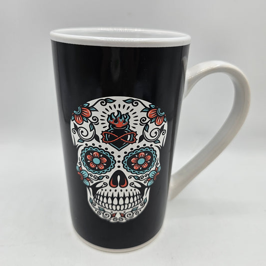 Oversized Day of the Dead Sugar Skull Mug