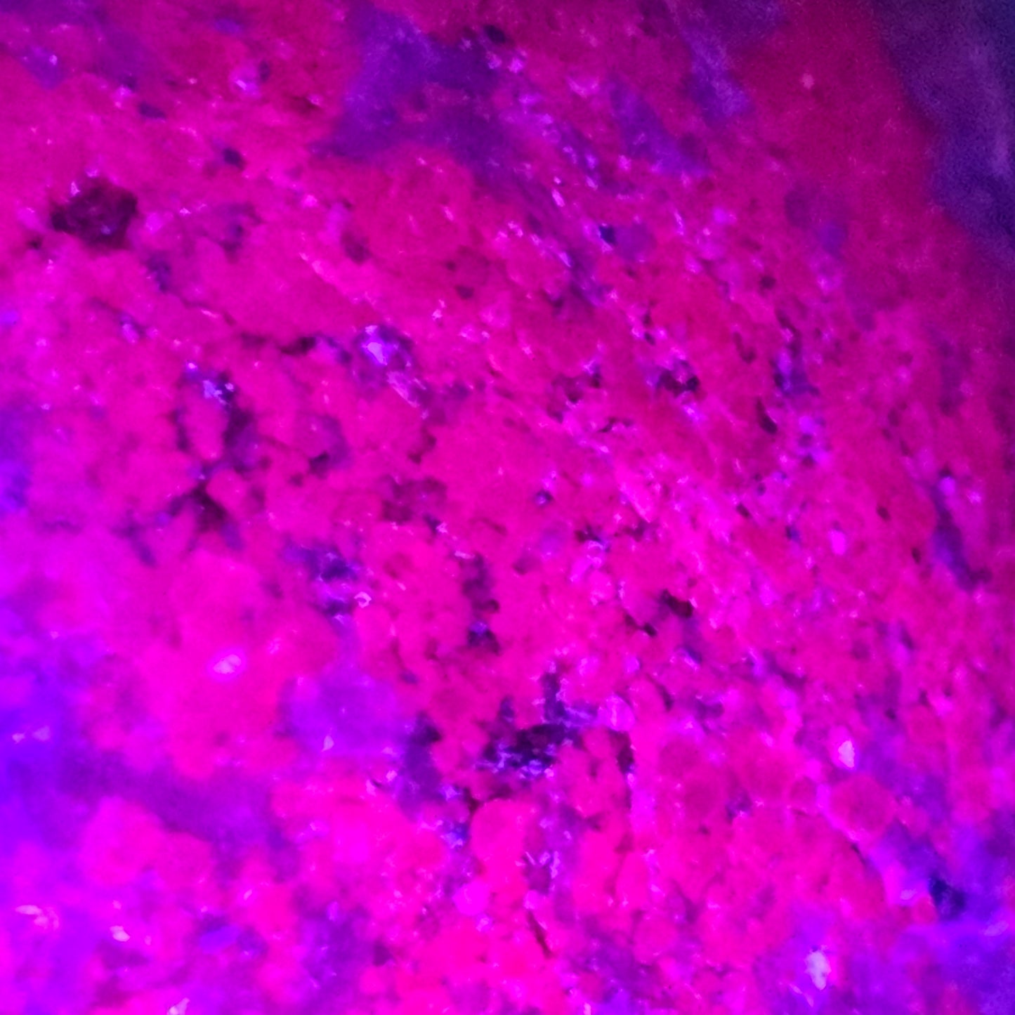 UV Reactive Ruby in Kyanite Orb or Sphere for Reiki Healing (glows under black light)
