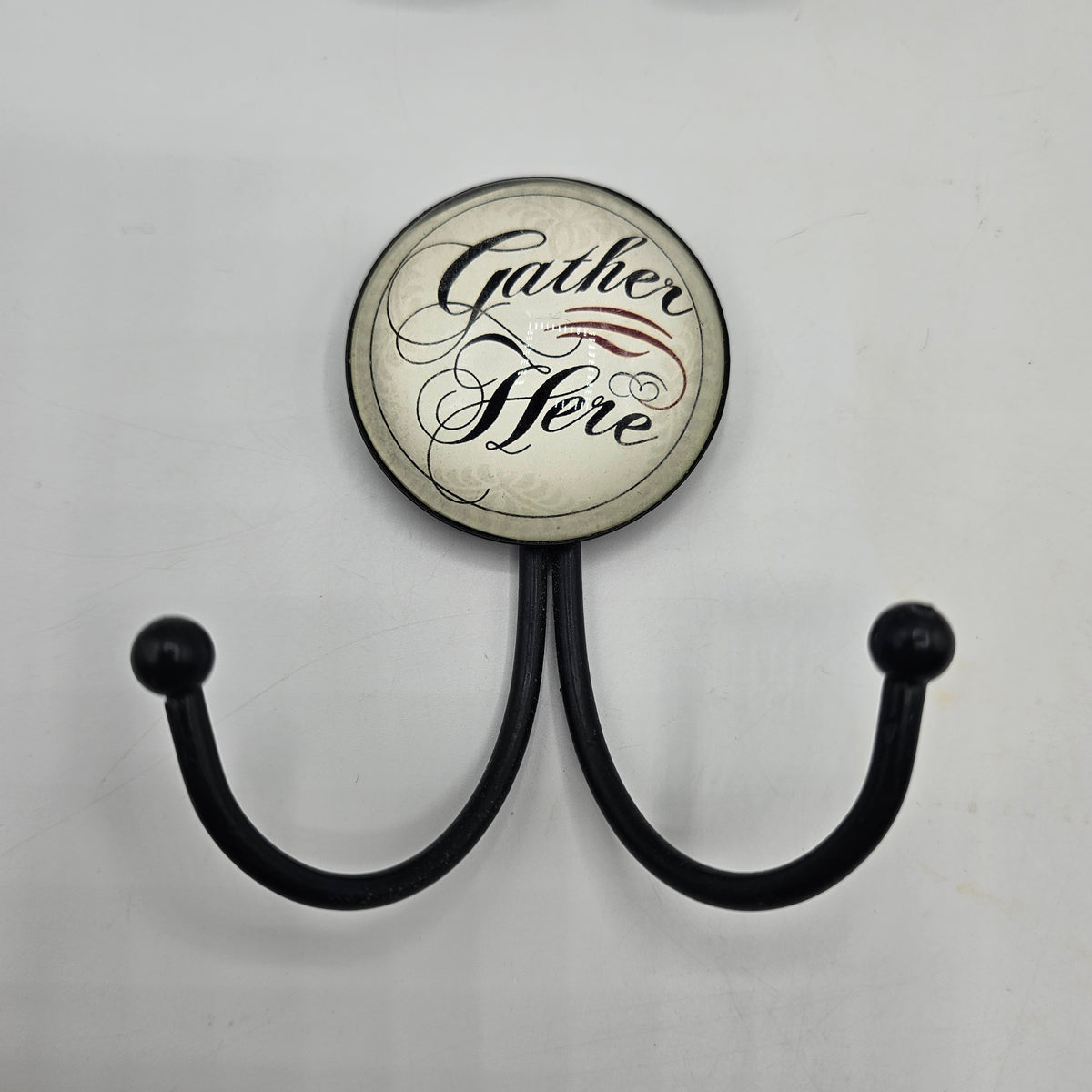 Metal and Button Coat Hooks to Welcome Family and Friends - Set of 3