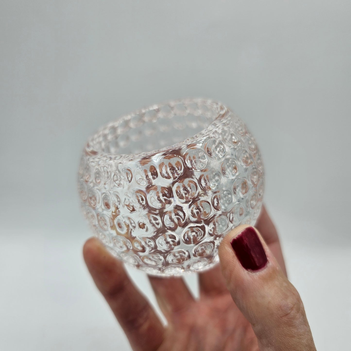 Crystal Golf Ball Votive Candle Holder