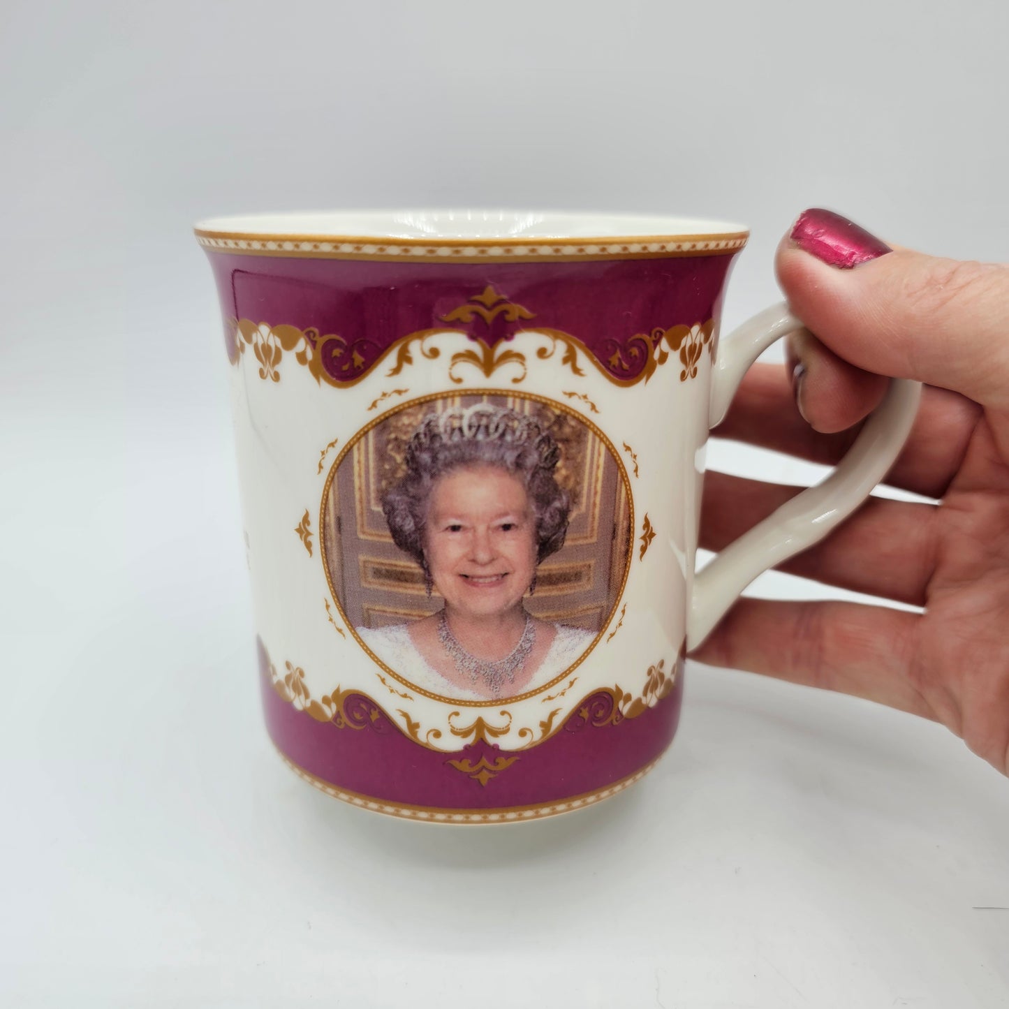 HRH Queen Elizabeth II Diamond Jubilee Coffee Mug By Royal Crest