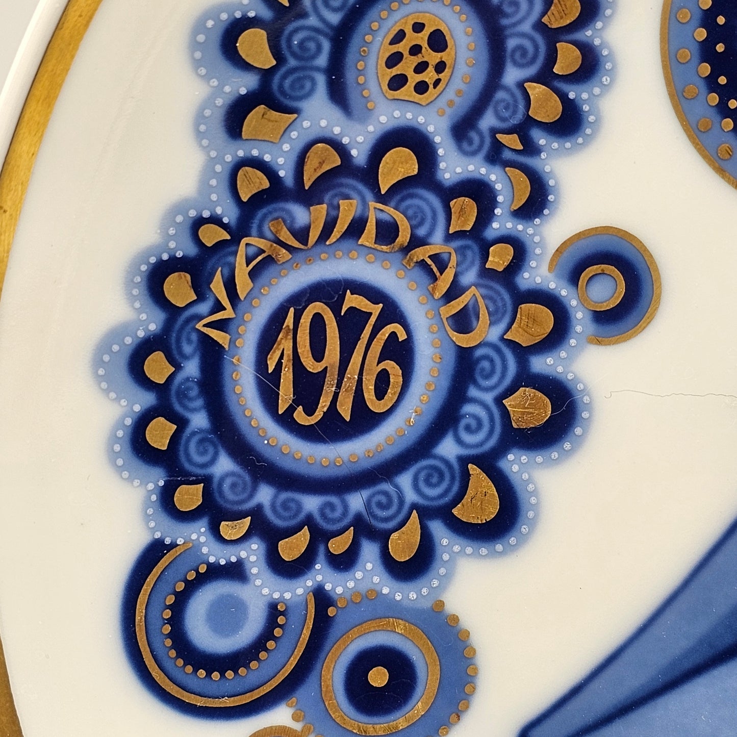 Santa Clara Porcelain Christmas Collector's plate 1976 - Made in Spain