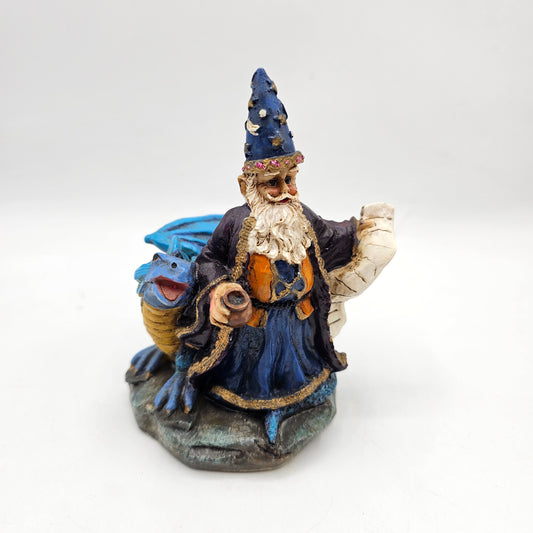 K's Collection Mystic and Magic Wizard and Dragon Figurine