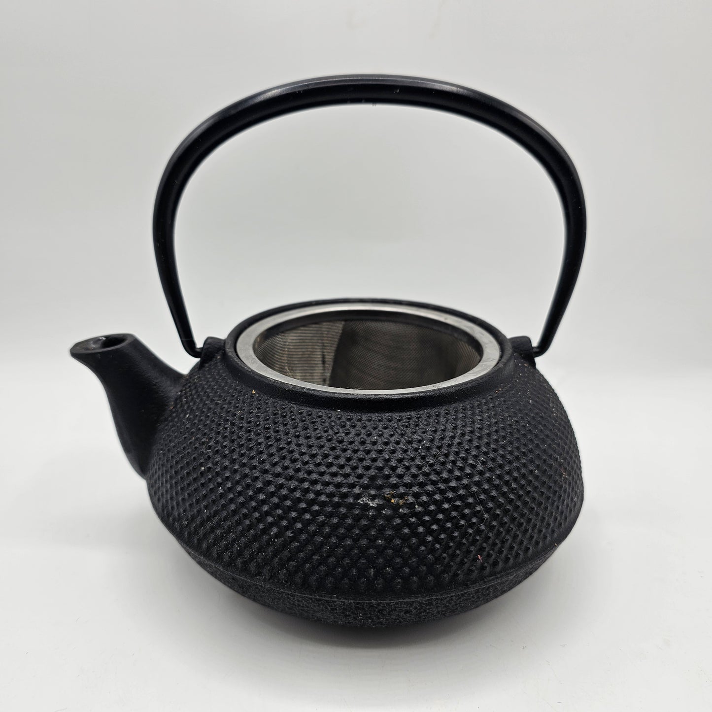 Black Cast Iron Asian Tea Pot Planter (no lid)