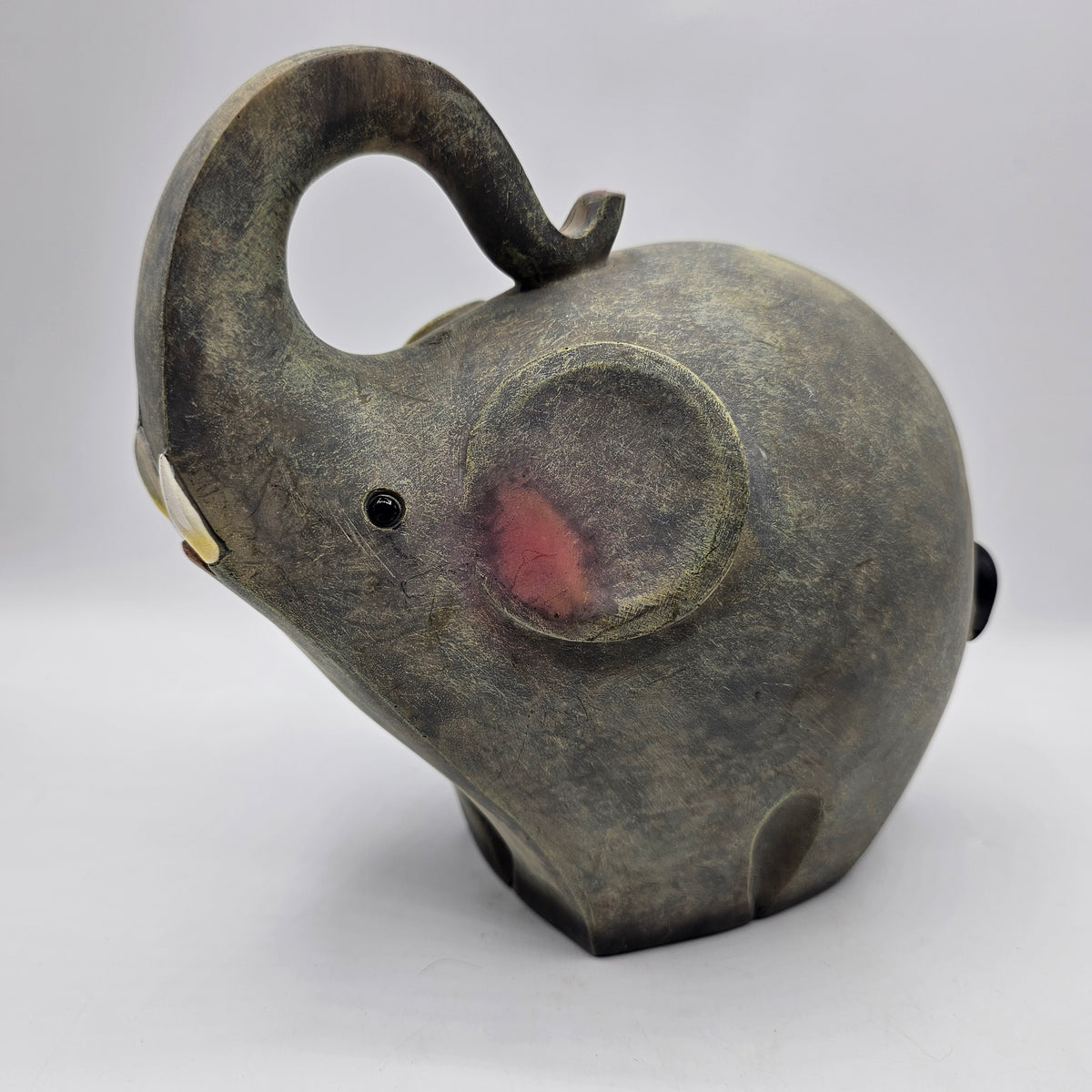 Mid Century Modern Style Resin Elephant Figurine